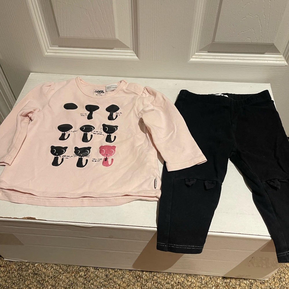 Karl Lagerfeld Girl’s Outfit Cats